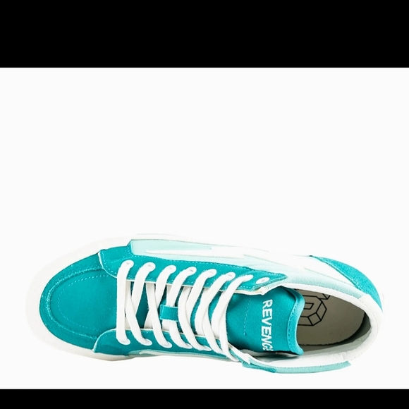 REVENGE × storm vol. 2 hightop turquoise sneaker by Ian Connor *BRANDNEWINBOX* - Picture 3 of 7